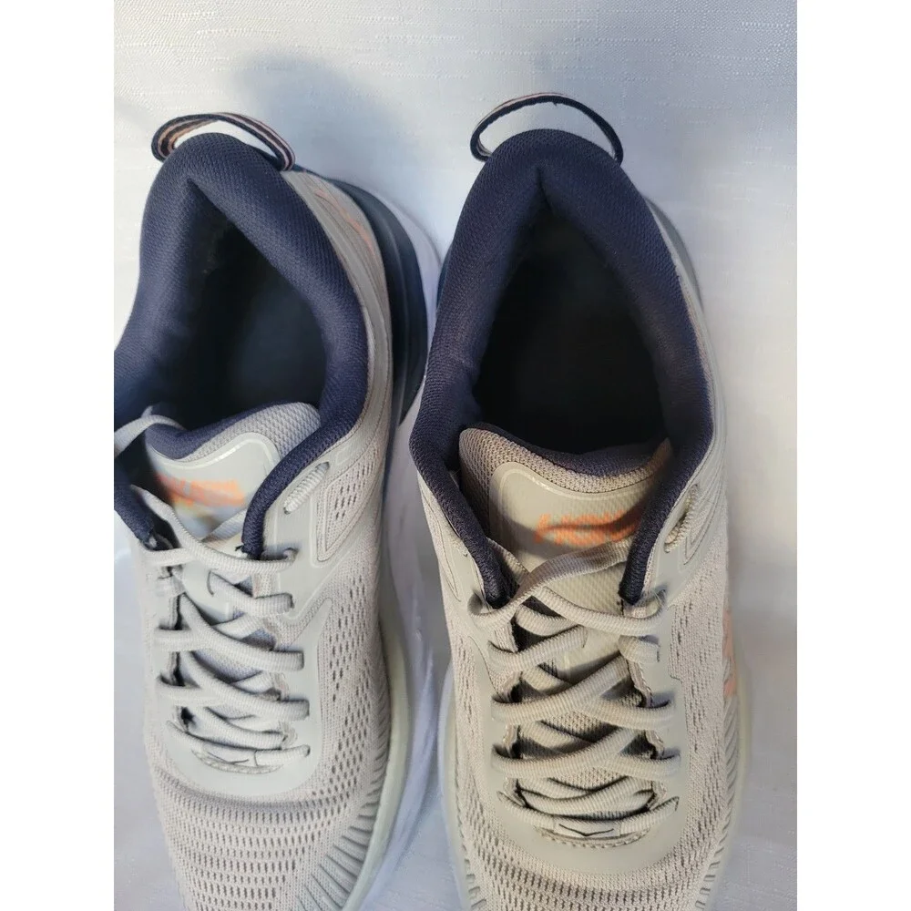 Hoka One Bondi 7 Women's Size 10. Lunar Rock Running Sneakers 1110519-LRBI